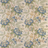 LEE JOFA 2017164.530.0 DAVENPORT PRINT PACIFIC Fabric - Eade's Wallpaper