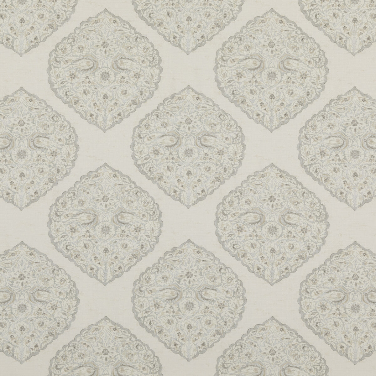 LEE JOFA 2017165.11.0 LIDO PRINT FOG Fabric - Eade's Wallpaper