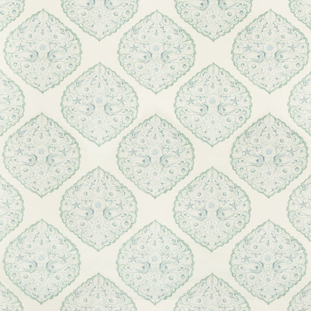 LEE JOFA 2017165.123.0 LIDO PRINT MIST Fabric - Eade's Wallpaper