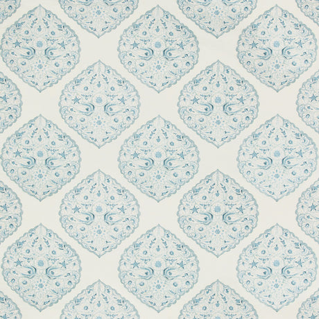 LEE JOFA 2017165.5.0 LIDO PRINT SKY Fabric - Eade's Wallpaper
