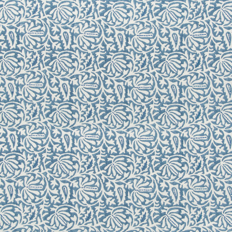LEE JOFA 2017169.5.0 LAINE PRINT BLUEBELL Fabric - Eade's Wallpaper