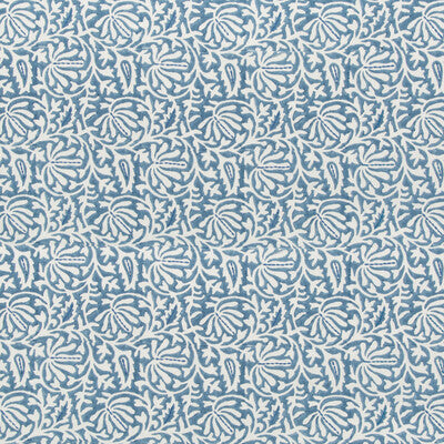 LEE JOFA 2017169.5.0 LAINE PRINT BLUEBELL Fabric - Eade's Wallpaper