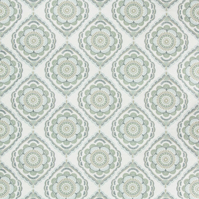 LEE JOFA 2017170.123.0 MONTEREY EMB SEA MIST Fabric - Eade's Wallpaper
