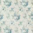 LEE JOFA 2018100.135.0 ADELYN HANDBLOCK BLUE Fabric - Eade's Wallpaper