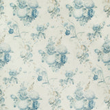 LEE JOFA 2018100.135.0 ADELYN HANDBLOCK BLUE Fabric - Eade's Wallpaper