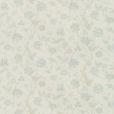 LEE JOFA 2018142.113.0 AVIGNON PRINT AQUA/SAGE Fabric - Eade's Wallpaper
