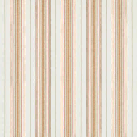 LEE JOFA 2018147.112.0 CASSIS STRIPE TANGERINE Fabric - Eade's Wallpaper