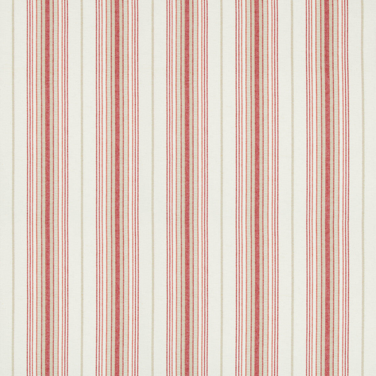 LEE JOFA 2018147.119.0 CASSIS STRIPE RED Fabric - Eade's Wallpaper