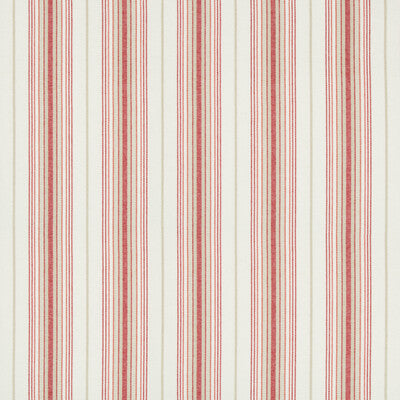 LEE JOFA 2018147.119.0 CASSIS STRIPE RED Fabric - Eade's Wallpaper