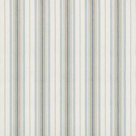 LEE JOFA 2018147.13.0 CASSIS STRIPE AQUA Fabric - Eade's Wallpaper