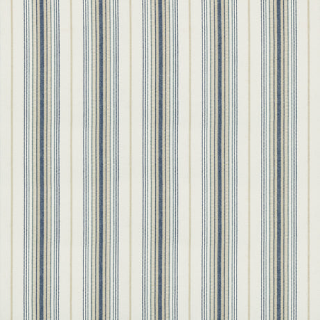LEE JOFA 2018147.150.0 CASSIS STRIPE MARINA Fabric - Eade's Wallpaper