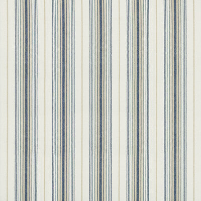 LEE JOFA 2018147.150.0 CASSIS STRIPE MARINA Fabric - Eade's Wallpaper