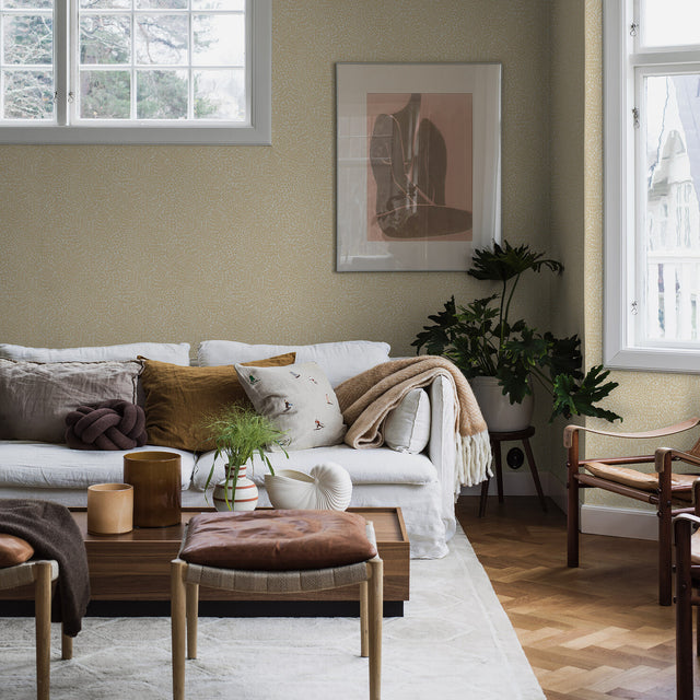 Schumacher 2019 BLADVERK in SAND Wallpaper - BORÃ…STAPETER