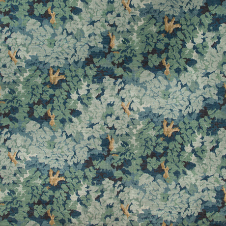 LEE JOFA 2019101.313.0 ARLEY PRINT LAGOON Fabric - Eade's Wallpaper