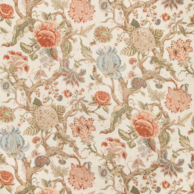 LEE JOFA 2019102.123.0 ADLINGTON CORAL Fabric - Eade's Wallpaper