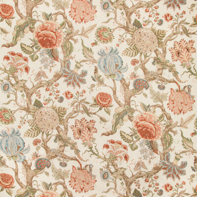 LEE JOFA 2019102.123.0 ADLINGTON CORAL Fabric - Eade's Wallpaper