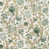 LEE JOFA 2019102.13.0 ADLINGTON GREEN Fabric - Eade's Wallpaper