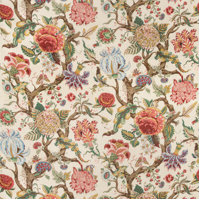 LEE JOFA 2019102.137.0 ADLINGTON BERRY Fabric - Eade's Wallpaper
