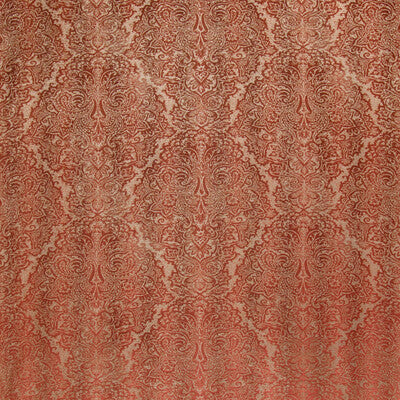 LEE JOFA 2019104.19.0 SHAW DAMASK GARNET Fabric - Eade's Wallpaper