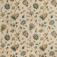 LEE JOFA 2019105.134.0 HOLLIN PRINT PEACOCK Fabric - Eade's Wallpaper