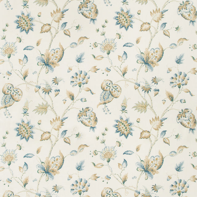 LEE JOFA 2019105.165.0 HOLLIN PRINT MINERAL Fabric - Eade's Wallpaper