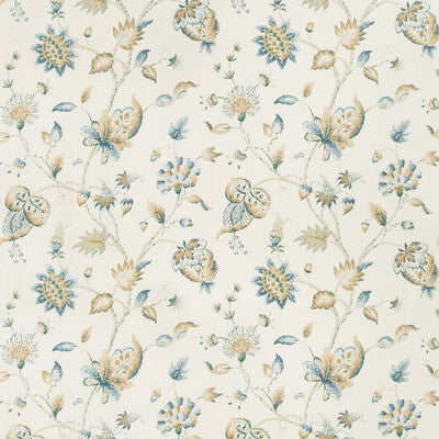 LEE JOFA 2019105.165.0 HOLLIN PRINT MINERAL Fabric - Eade's Wallpaper