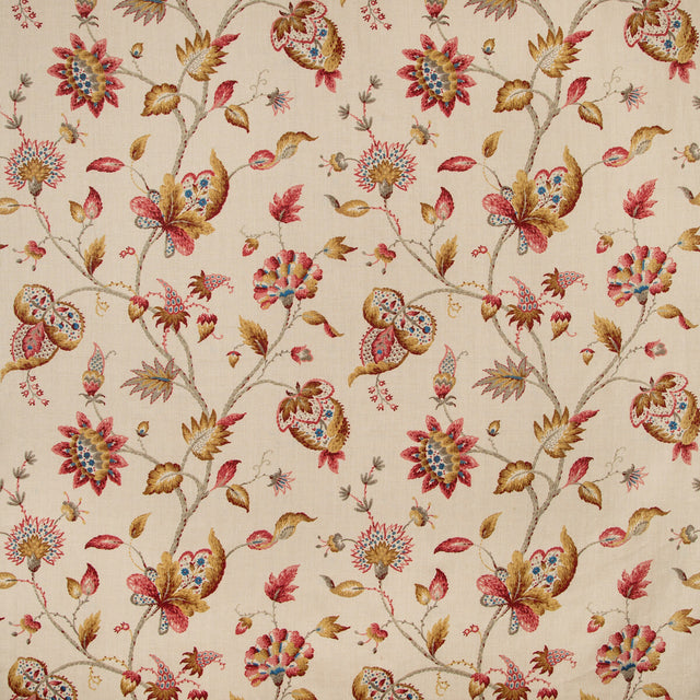 LEE JOFA 2019105.194.0 HOLLIN PRINT SPICE Fabric - Eade's Wallpaper