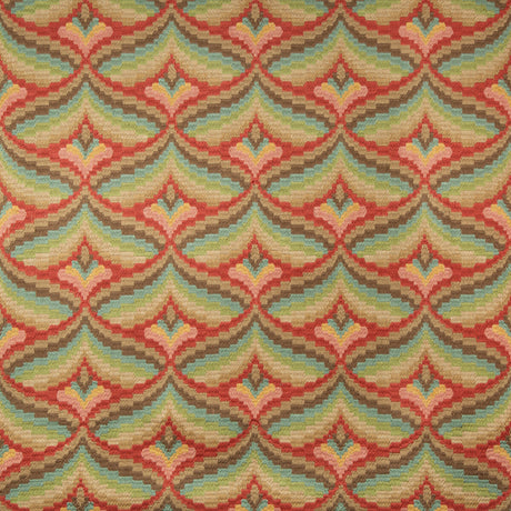 LEE JOFA 2019106.147.0 GILES EMBROIDERY BERRY Fabric - Eade's Wallpaper