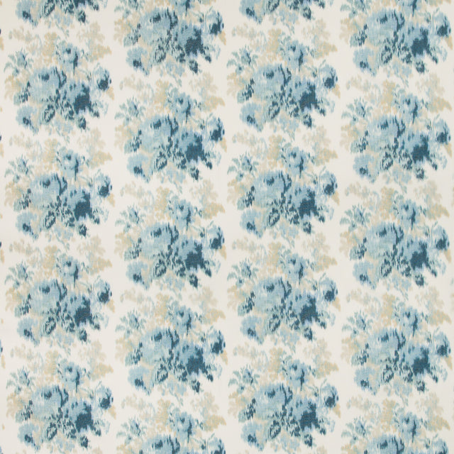 LEE JOFA 2019108.15.0 ALDERLEY PRINT INDIGO Fabric - Eade's Wallpaper