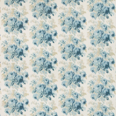 LEE JOFA 2019108.15.0 ALDERLEY PRINT INDIGO Fabric - Eade's Wallpaper