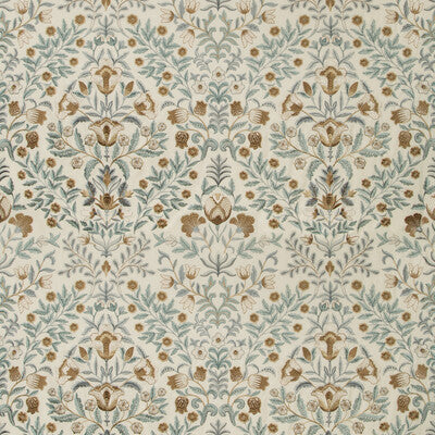 LEE JOFA 2019110.115.0 LUXFORD EMBROIDERY MIST Fabric - Eade's Wallpaper