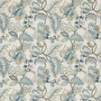 LEE JOFA 2019111.145.0 ORFORD EMBROIDERY BLUE/GOLD Fabric - Eade's Wallpaper