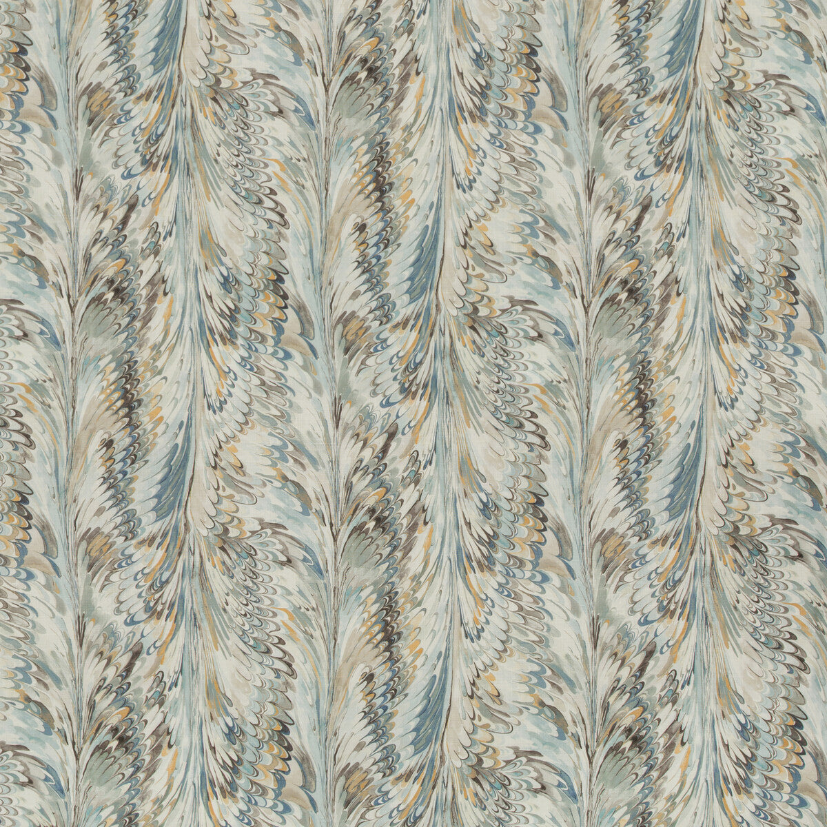 LEE JOFA 2019114.135.0 TAPLOW PRINT SEA MIST Fabric - Eade's Wallpaper
