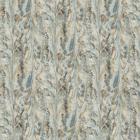 LEE JOFA 2019114.135.0 TAPLOW PRINT SEA MIST Fabric - Eade's Wallpaper