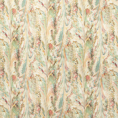 LEE JOFA 2019114.137.0 TAPLOW PRINT JUNIPER/PETAL Fabric - Eade's Wallpaper