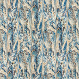 LEE JOFA 2019114.155.0 TAPLOW PRINT NAVY/SLATE Fabric - Eade's Wallpaper
