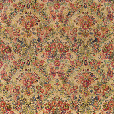 LEE JOFA 2019115.735.0 TETBURY VELVET MULTI Fabric - Eade's Wallpaper