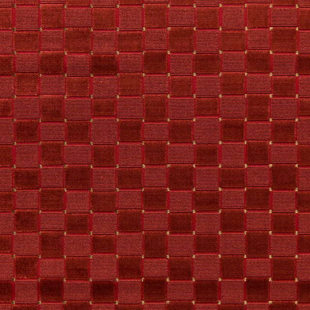 LEE JOFA 2019118.19.0 LEVENS VELVET RUBY Fabric - Eade's Wallpaper