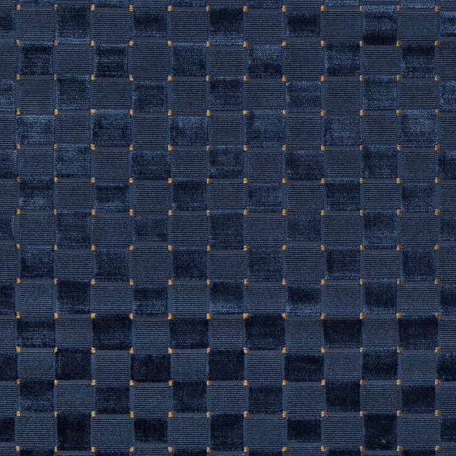 LEE JOFA 2019118.50.0 LEVENS VELVET NAVY Fabric - Eade's Wallpaper