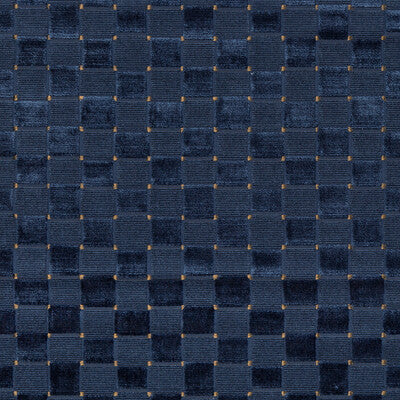 LEE JOFA 2019118.50.0 LEVENS VELVET NAVY Fabric - Eade's Wallpaper
