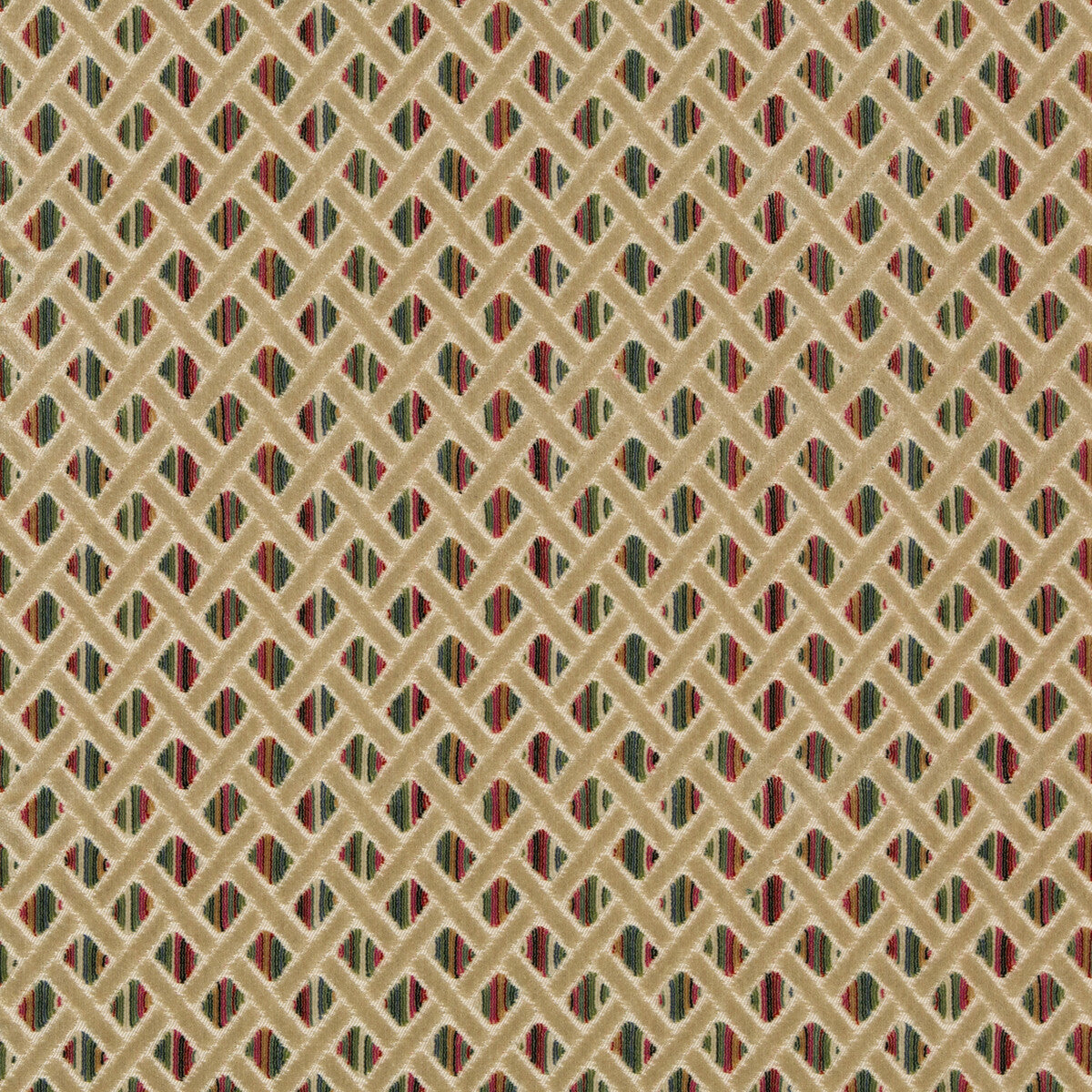 LEE JOFA 2019120.174.0 BOURNE VELVET MULTI Fabric - Eade's Wallpaper