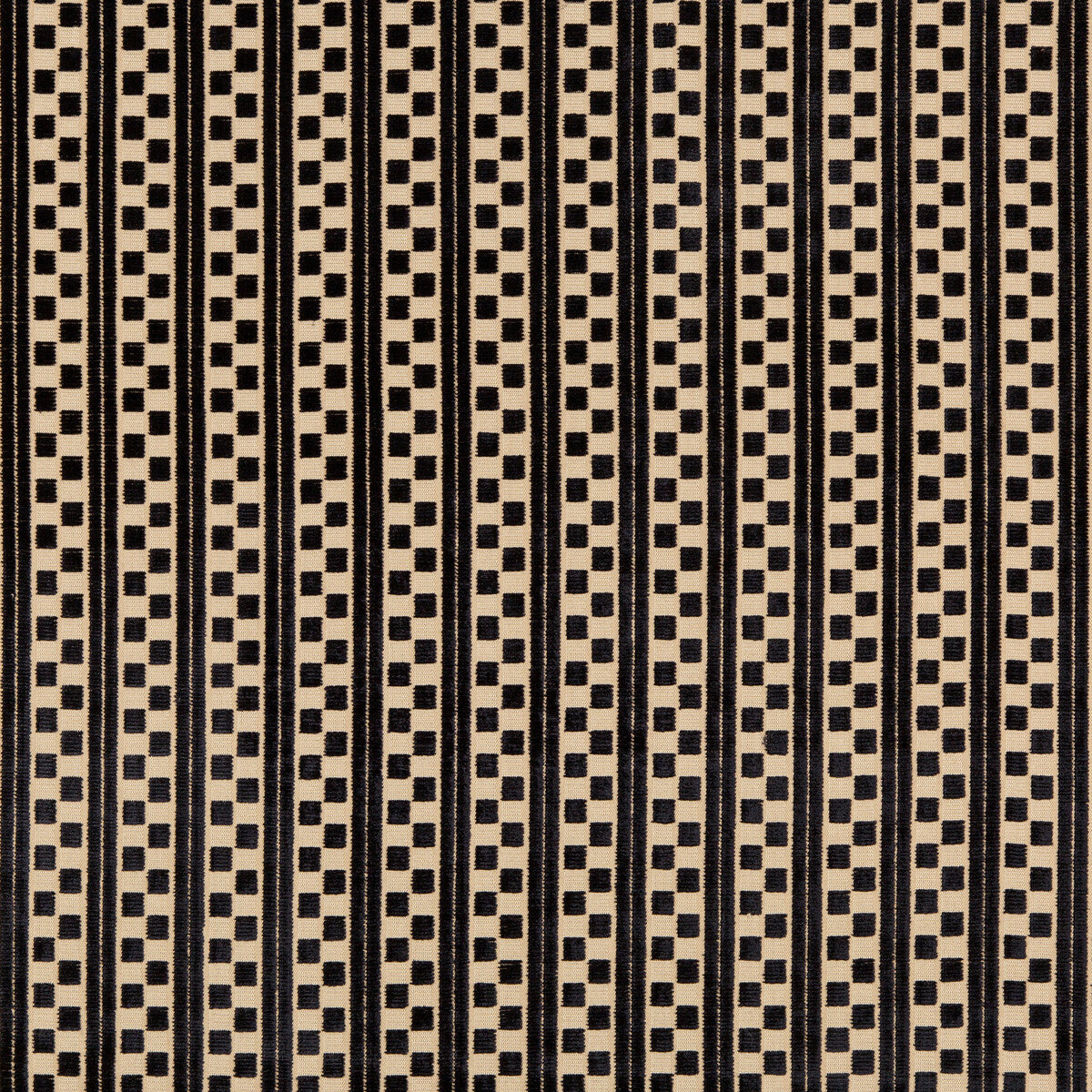 LEE JOFA 2019121.168.0 LAWRENCE VELVET JET Fabric - Eade's Wallpaper