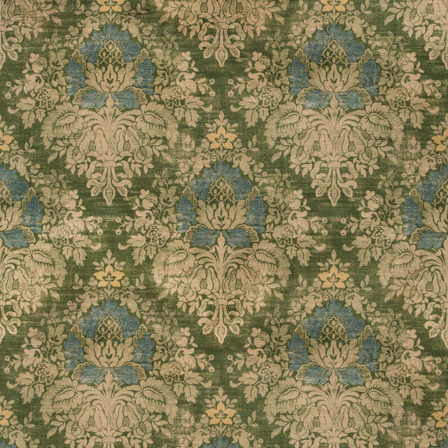 LEE JOFA 2019122.35.0 ALMA VELVET LODEN Fabric - Eade's Wallpaper