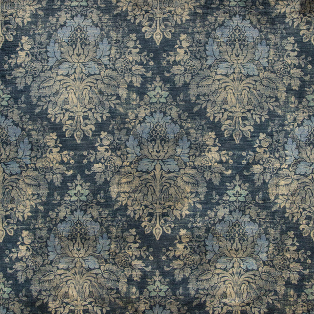 LEE JOFA 2019122.515.0 ALMA VELVET MIDNIGHT Fabric - Eade's Wallpaper