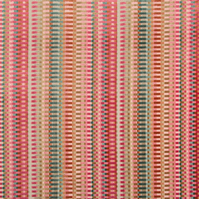 LEE JOFA 2019153.7075.0 PICKET MULTI/RUSSET Fabric - Eade's Wallpaper