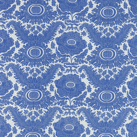 Schumacher 201B18 ANANAS BY RAOUL in CIEL Fabric - RAOUL TEX