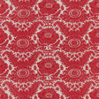 Schumacher 201N40 ANANAS BY RAOUL in CARMINE Fabric - RAOUL 