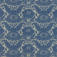 Schumacher 201U59 ANANAS BY RAOUL in INDIGO Fabric - RAOUL T