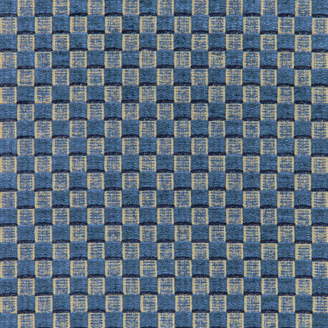 LEE JOFA 2020101.5.0 ALLONBY WEAVE BLUE Fabric - Eade's Wallpaper