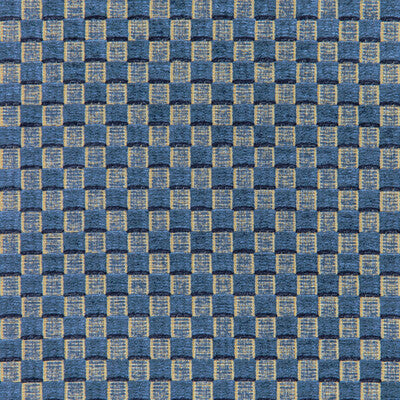 LEE JOFA 2020101.5.0 ALLONBY WEAVE BLUE Fabric - Eade's Wallpaper